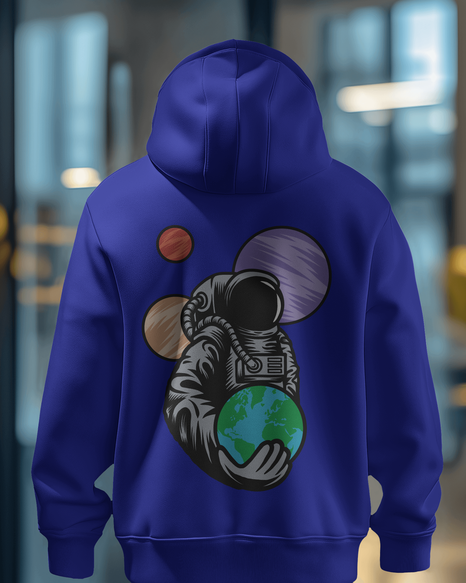 Back Facing Printed Hoodie