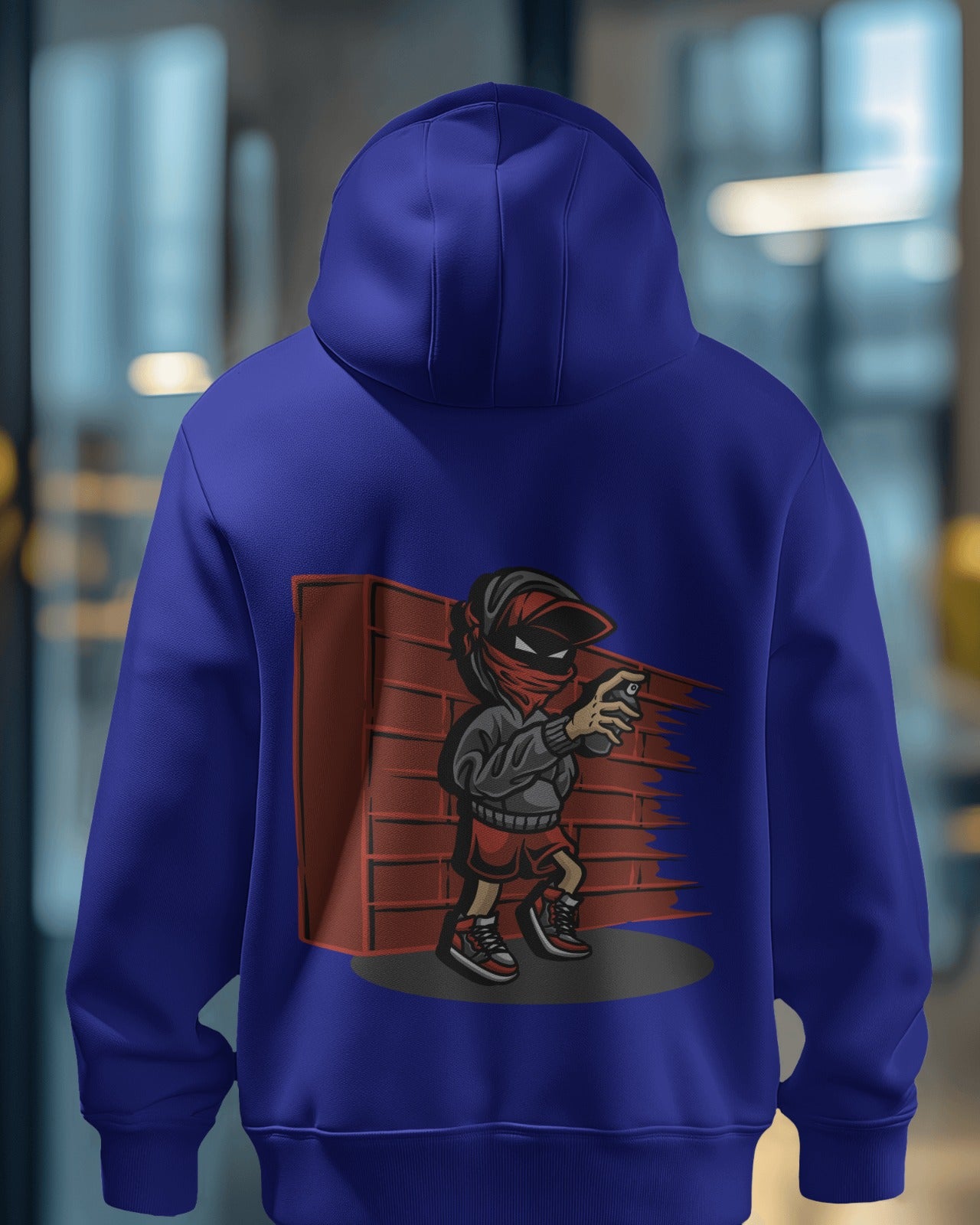 Printed hoodie