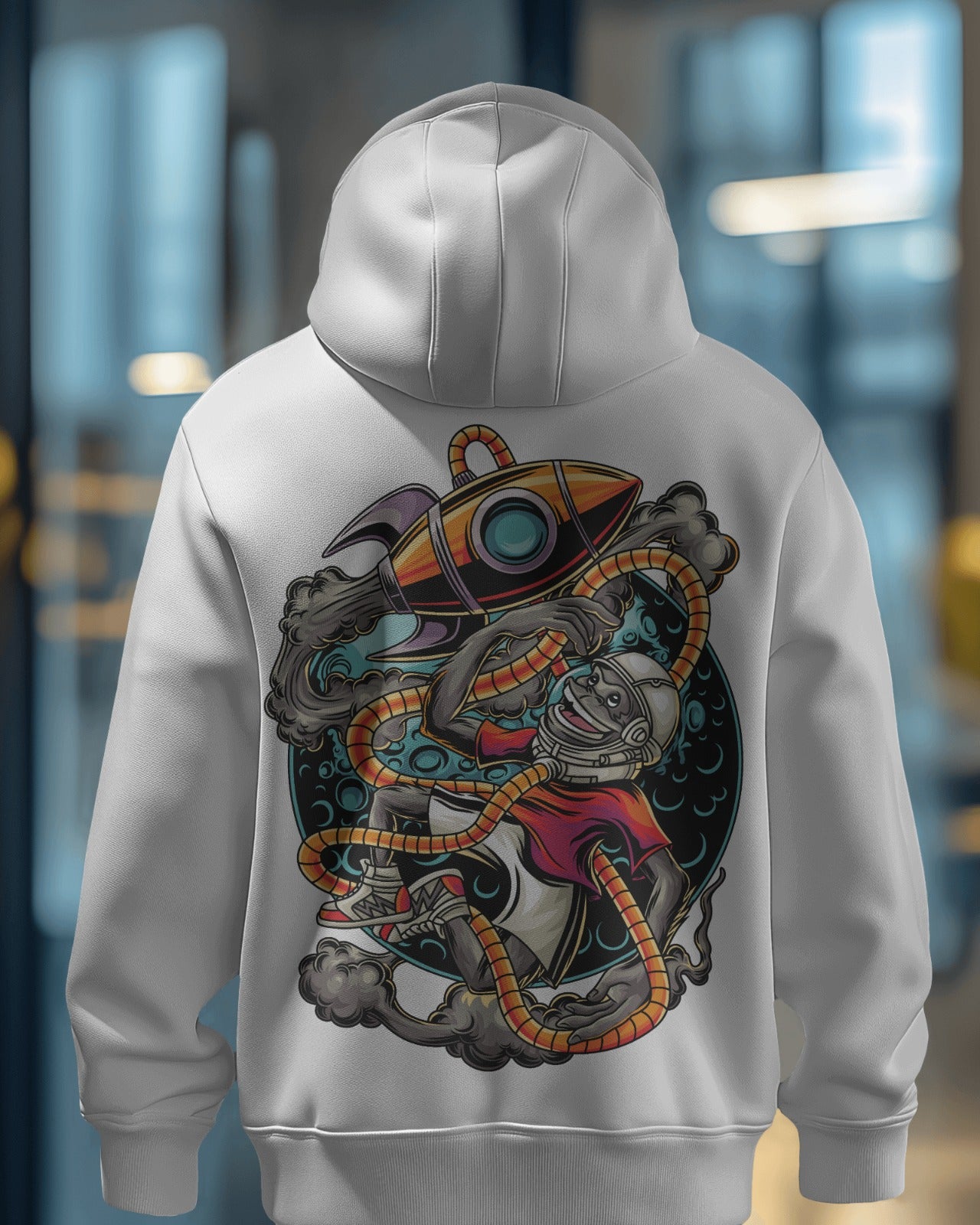 Printed hoodie