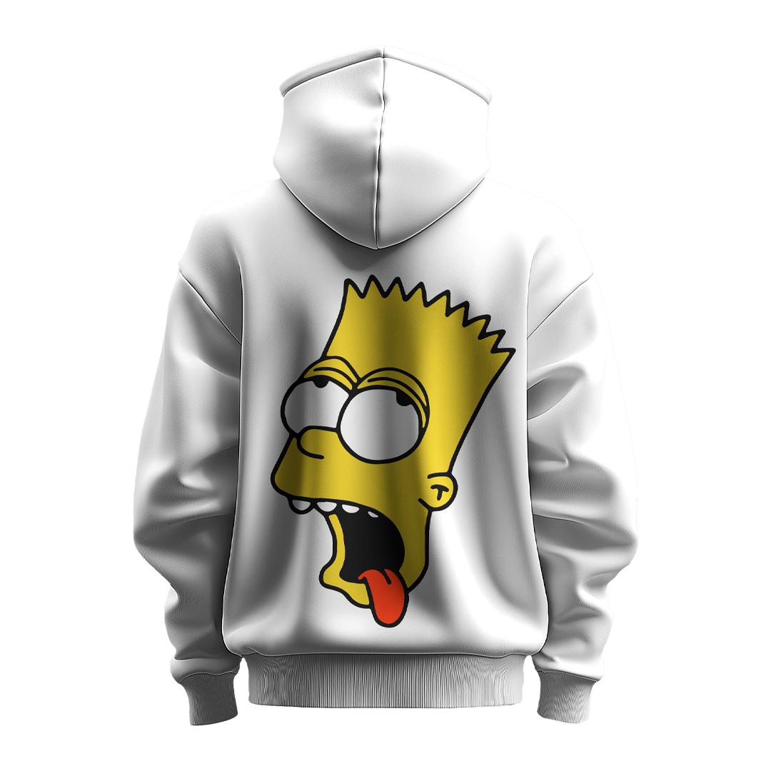 BULL CLOTHING Stylish Simpson Graphic Hoodie | 60% Cotton, 40% Polyester Blend | Premium 280 GSM Fleece for Comfort and Durability