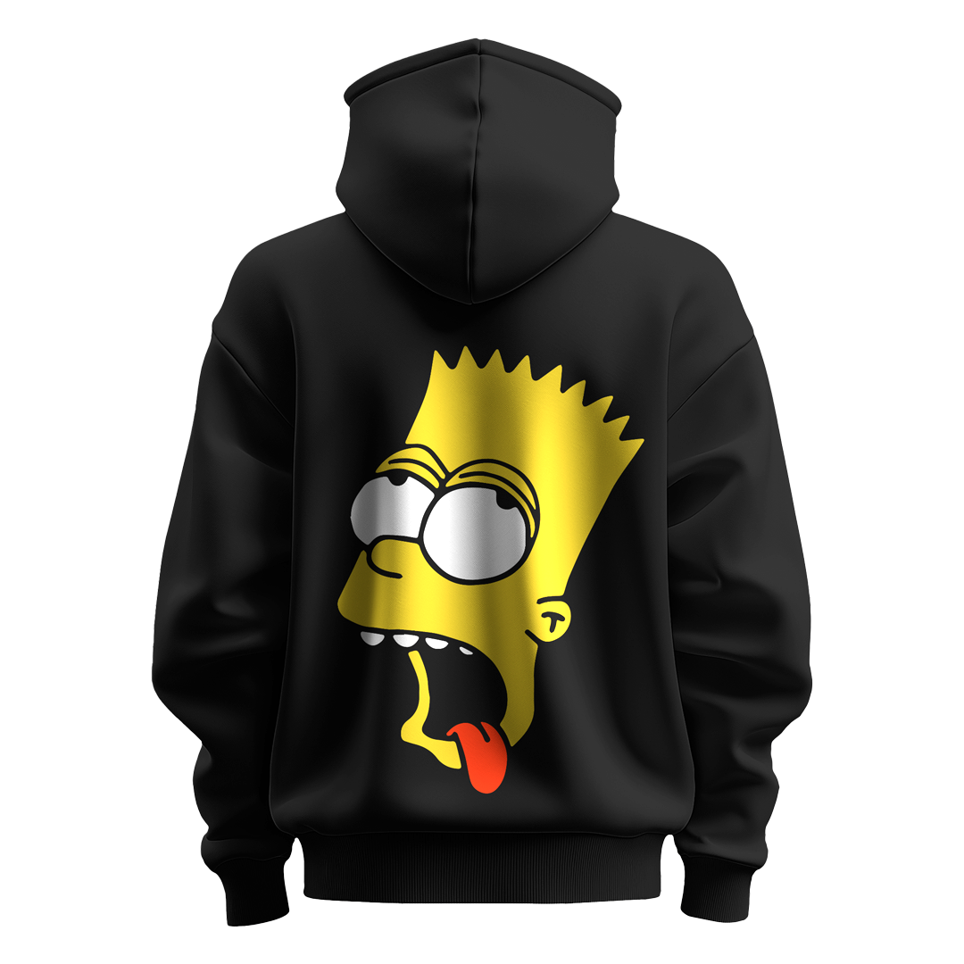 BULL CLOTHING Stylish Simpson Graphic Hoodie | 60% Cotton, 40% Polyester Blend | Premium 280 GSM Fleece for Comfort and Durability