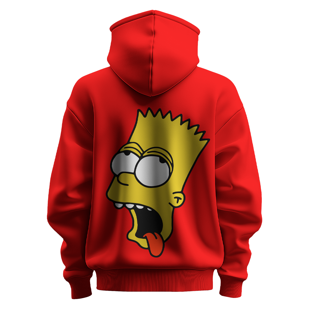 BULL CLOTHING Stylish Simpson Graphic Hoodie | 60% Cotton, 40% Polyester Blend | Premium 280 GSM Fleece for Comfort and Durability