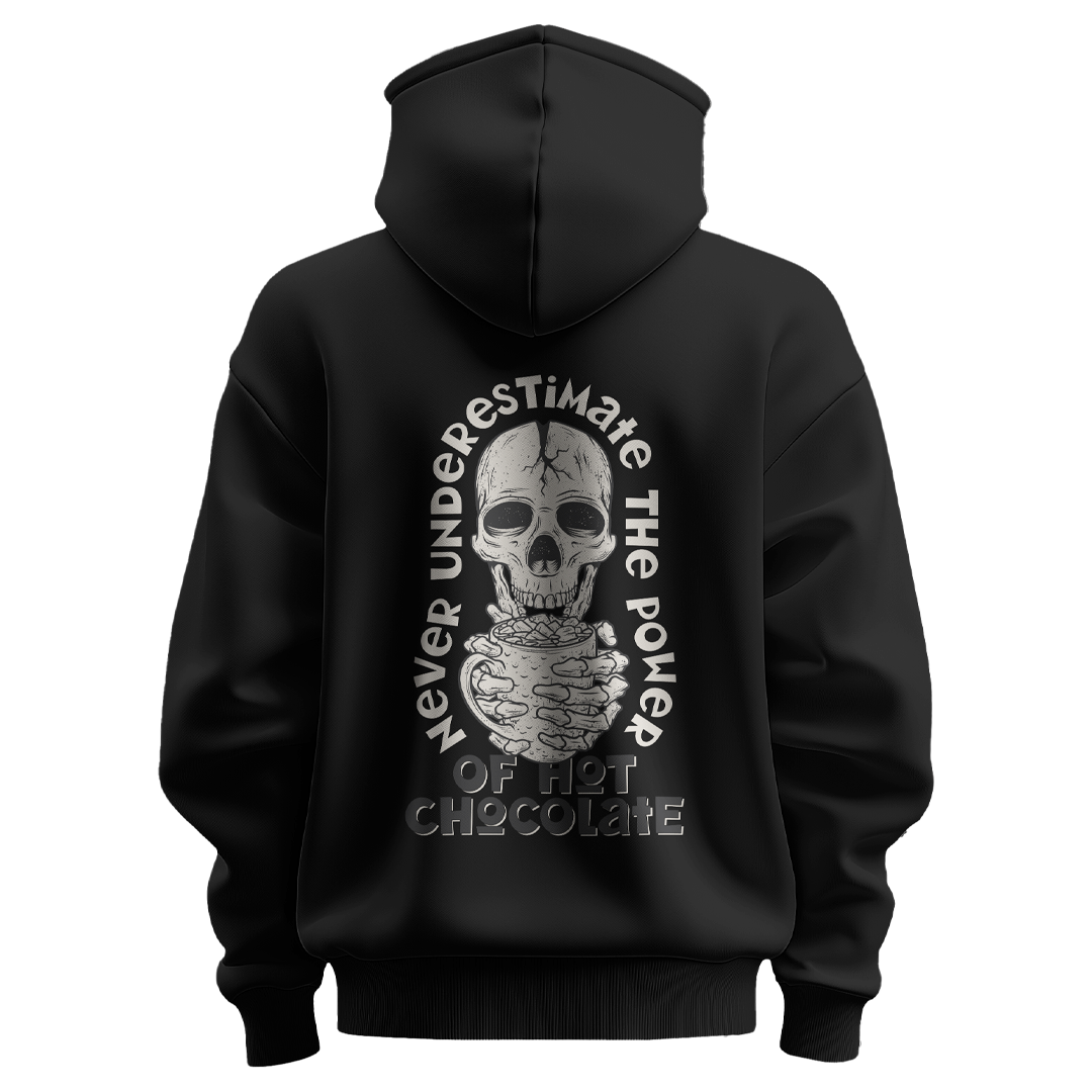 BULL CLOTHING Bold Skull Graphic Hoodie | 60% Cotton / 40% Polyester | Heavyweight 280 GSM Fleece for Ultimate Comfort and Durability