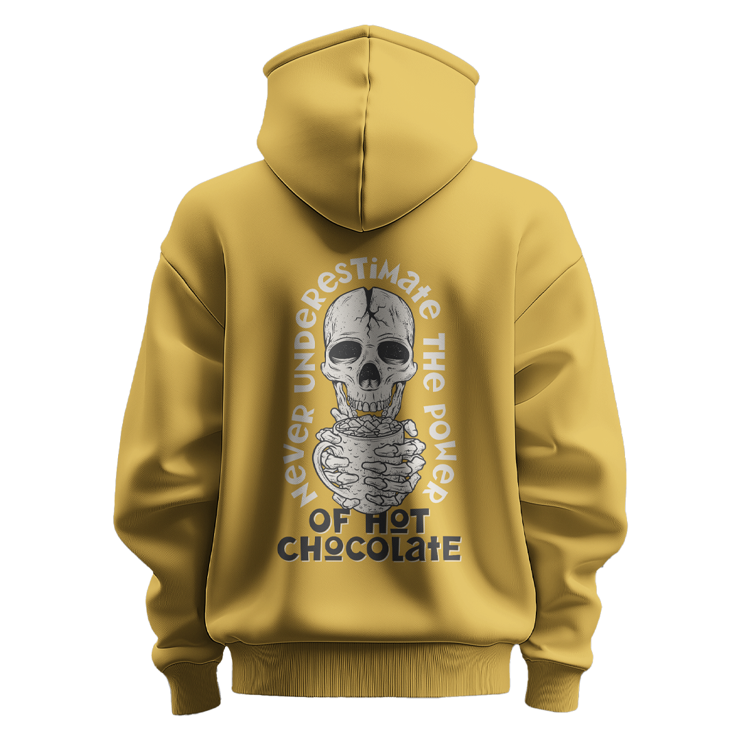 BULL CLOTHING Bold Skull Graphic Hoodie | 60% Cotton / 40% Polyester | Heavyweight 280 GSM Fleece for Ultimate Comfort and Durability