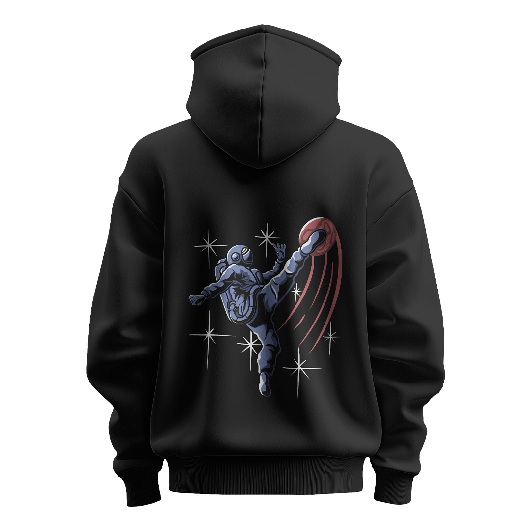 BULL CLOTHING Men's Cosmic Adventure Hoodie | 60% Cotton, 40% Polyester Blend | Premium 280 GSM Fleece for Softness, Comfort, and Durability