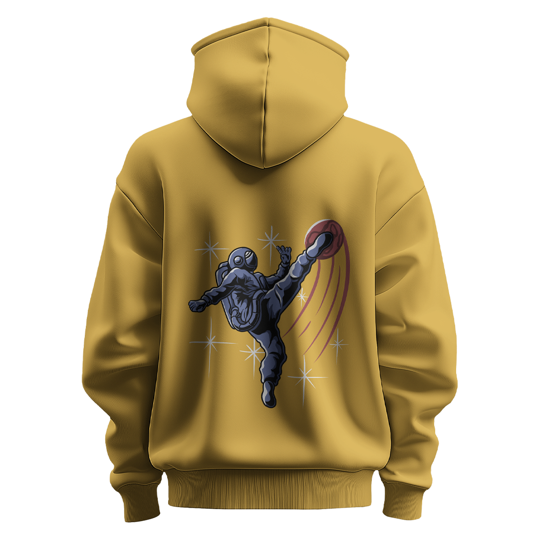 BULL CLOTHING Men's Cosmic Adventure Hoodie | 60% Cotton, 40% Polyester Blend | Premium 280 GSM Fleece for Softness, Comfort, and Durability