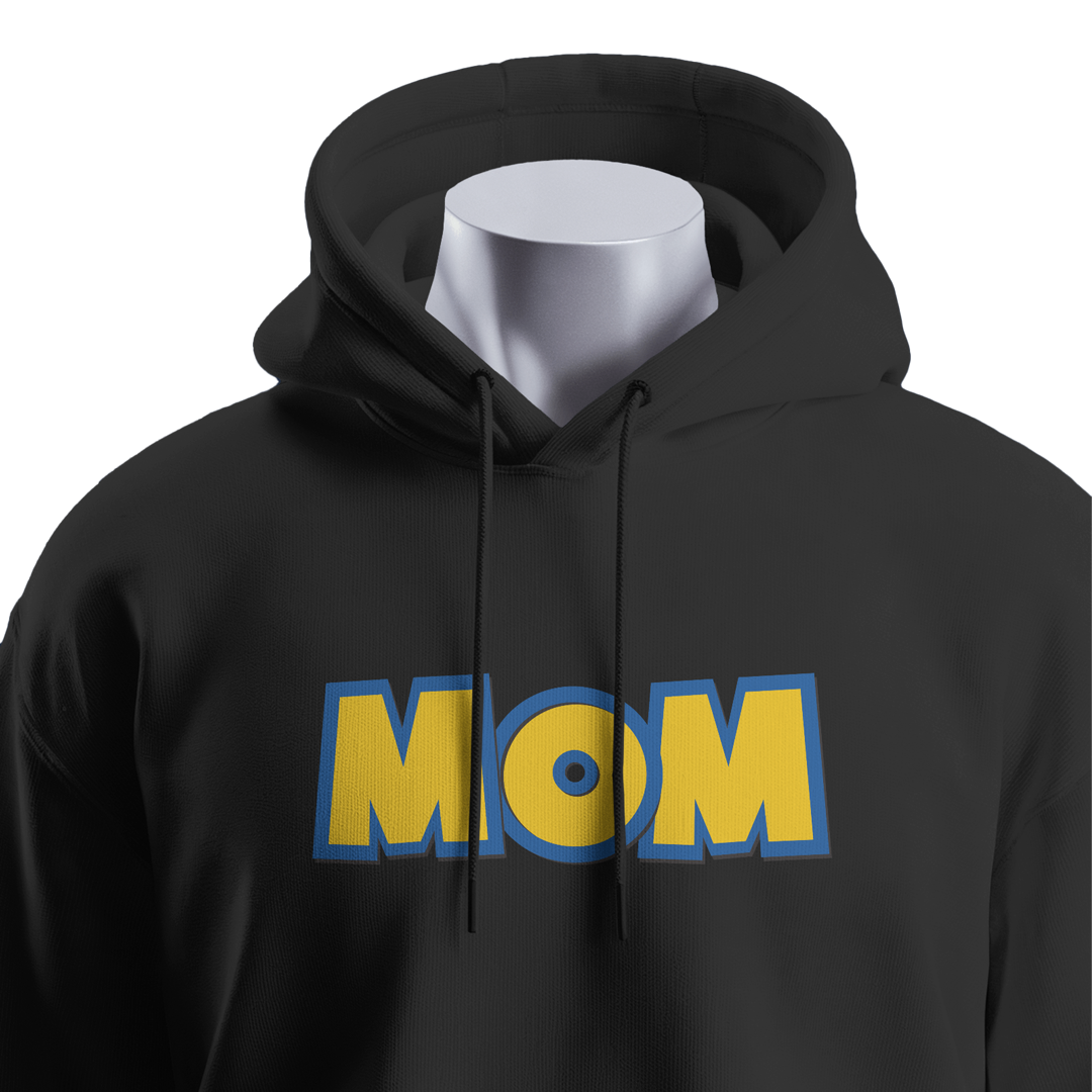 BULL CLOTHING MOM" Hoodie Design with 60% Cotton / 40% Polyester | 280 GSM Fleece for Ultimate Softness and Comfort