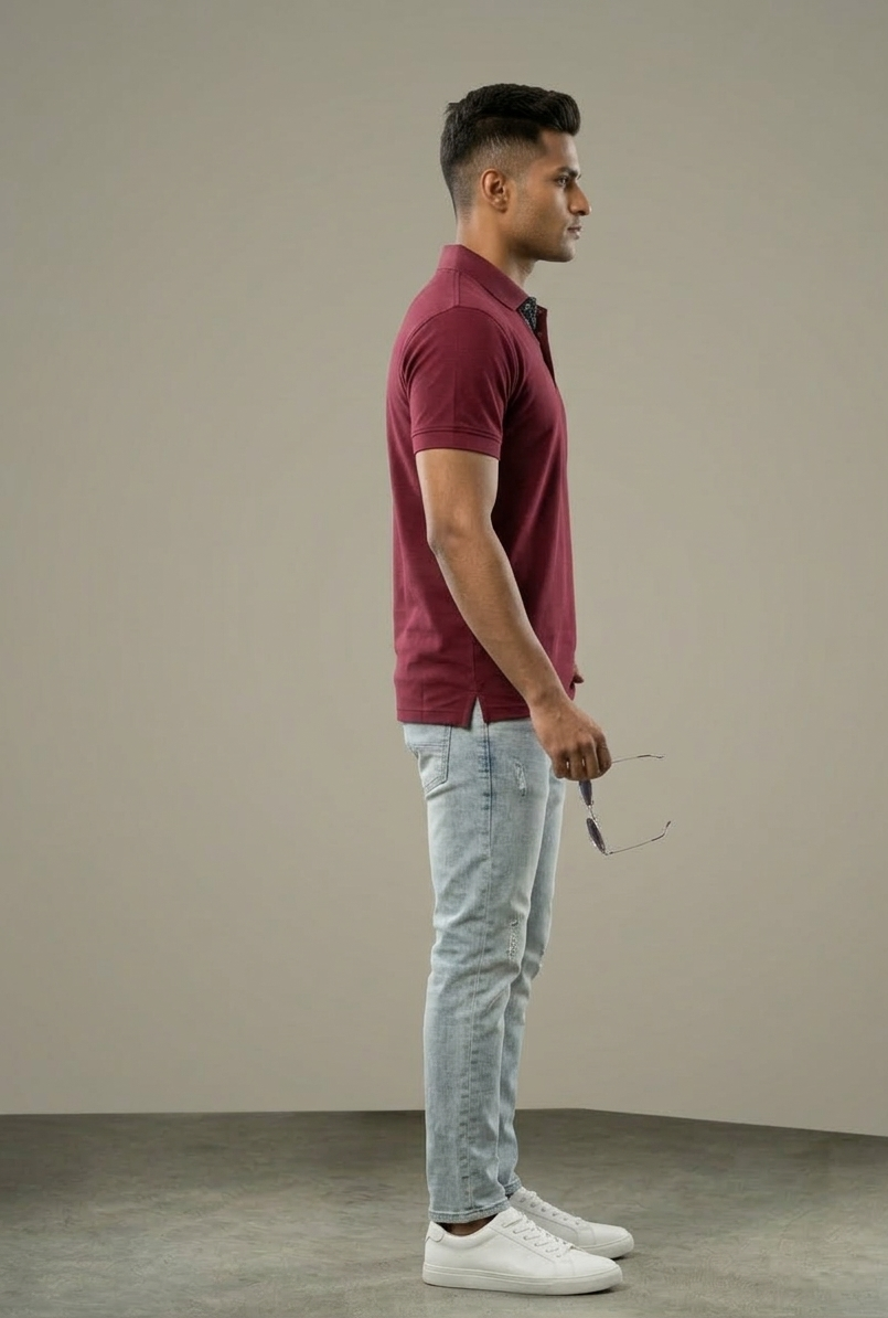 BULL CLOTHING Men's PC Matty Rich Textured Polo …